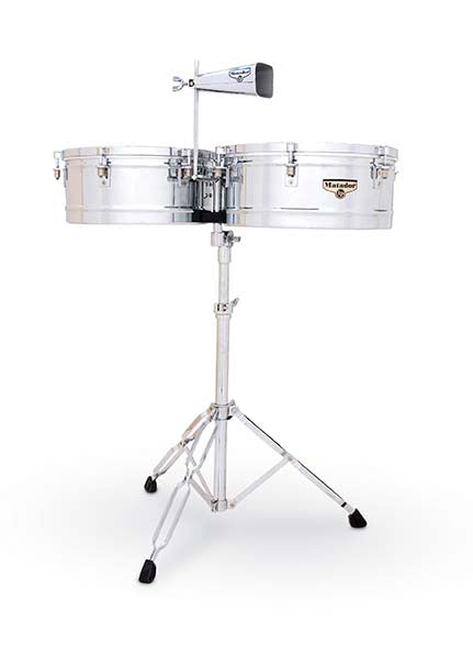 Ensemble de timbales chromées LP Latin Percussion M257 Matador Series 14" et 15"